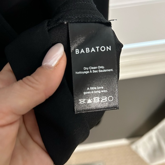 Babaton Black Mid Length Work Dress - Picture 4 of 4